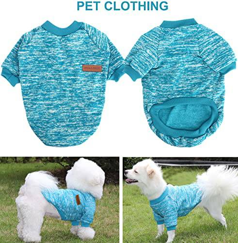 HuaLiSiJi HuaLiSiJi 4XL Pull Polaire Grand Chien Pull Chaud Grand Chien Pull Chien Grande Taille, Chaud et Léger, Texture Douce, élastique Facile à Porter, Couleurs Vives (Bleu, 4XL) Textiles et accessoires